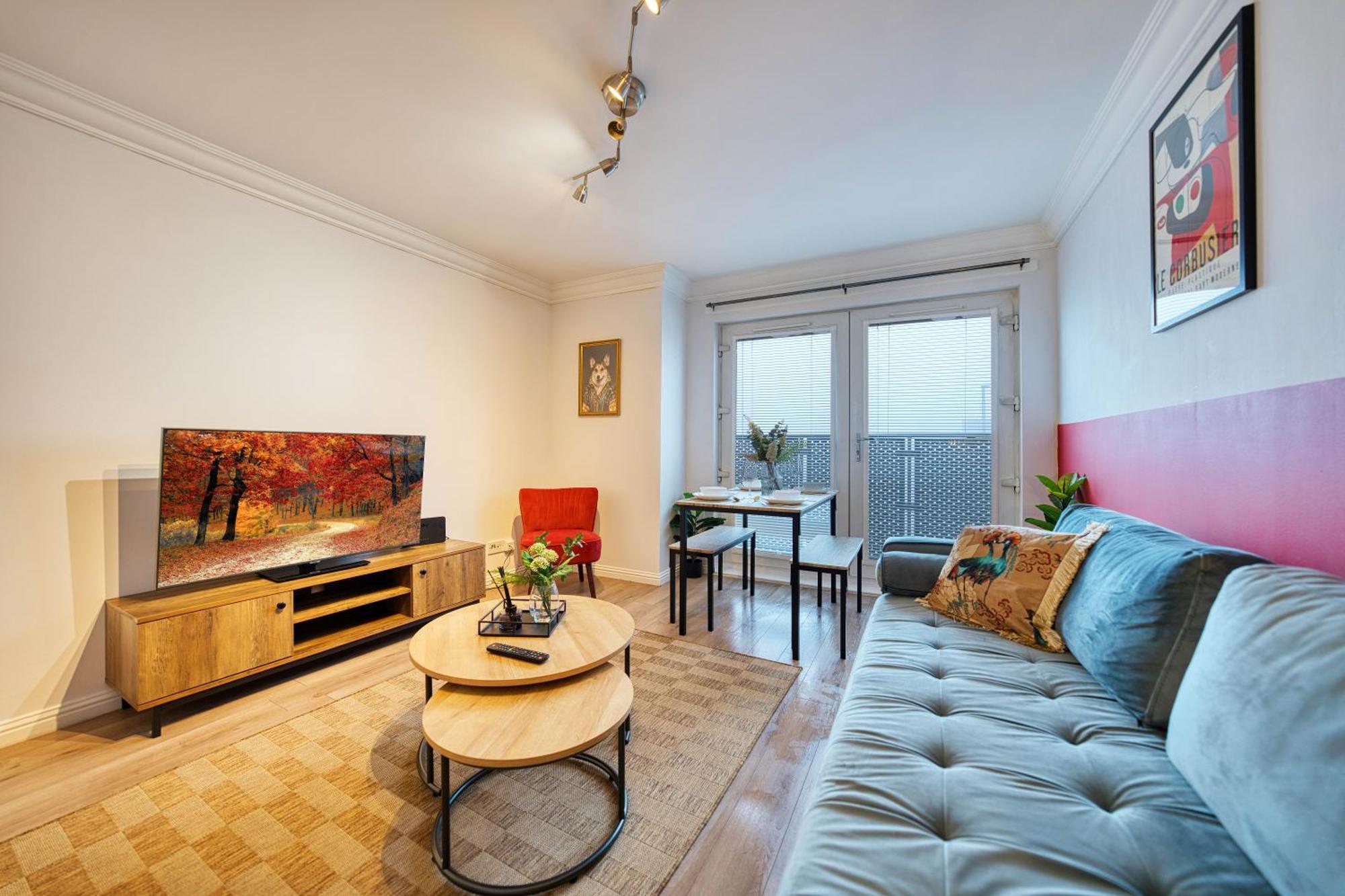 Appartamento Modern 2 Bed Flat With Free Parking Glasgow Esterno foto